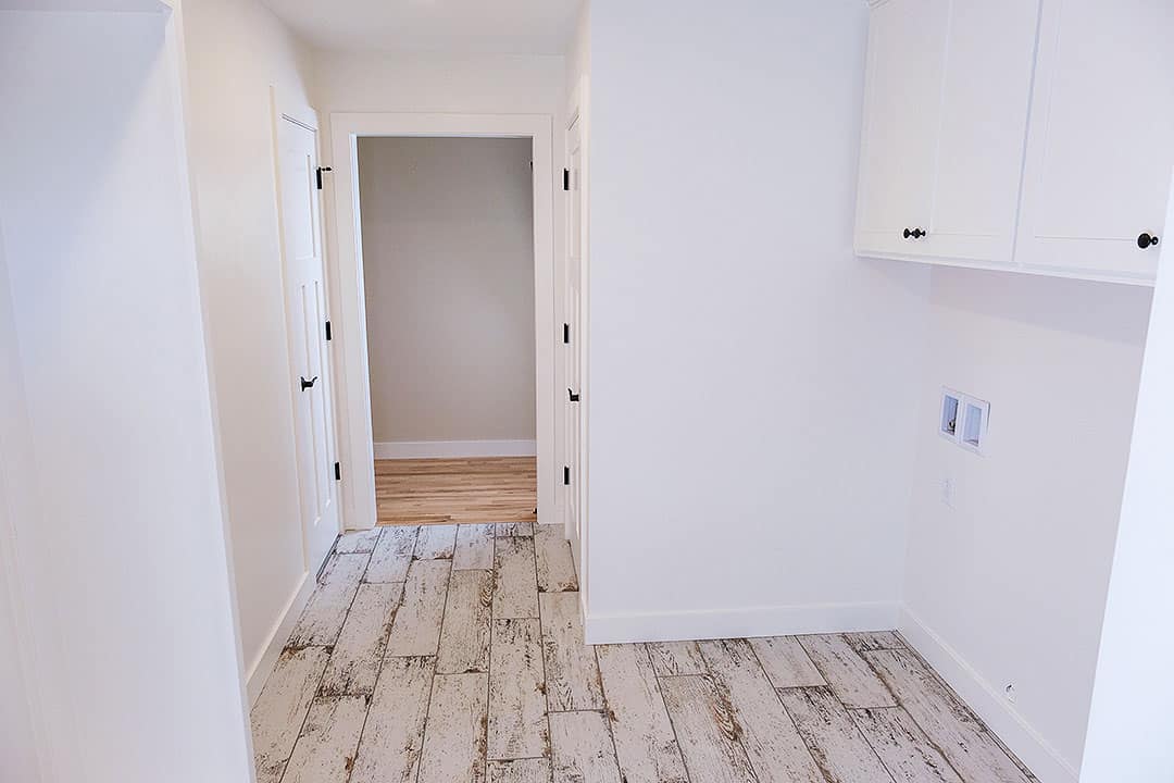 Laundry room of Farmhouse Remodel