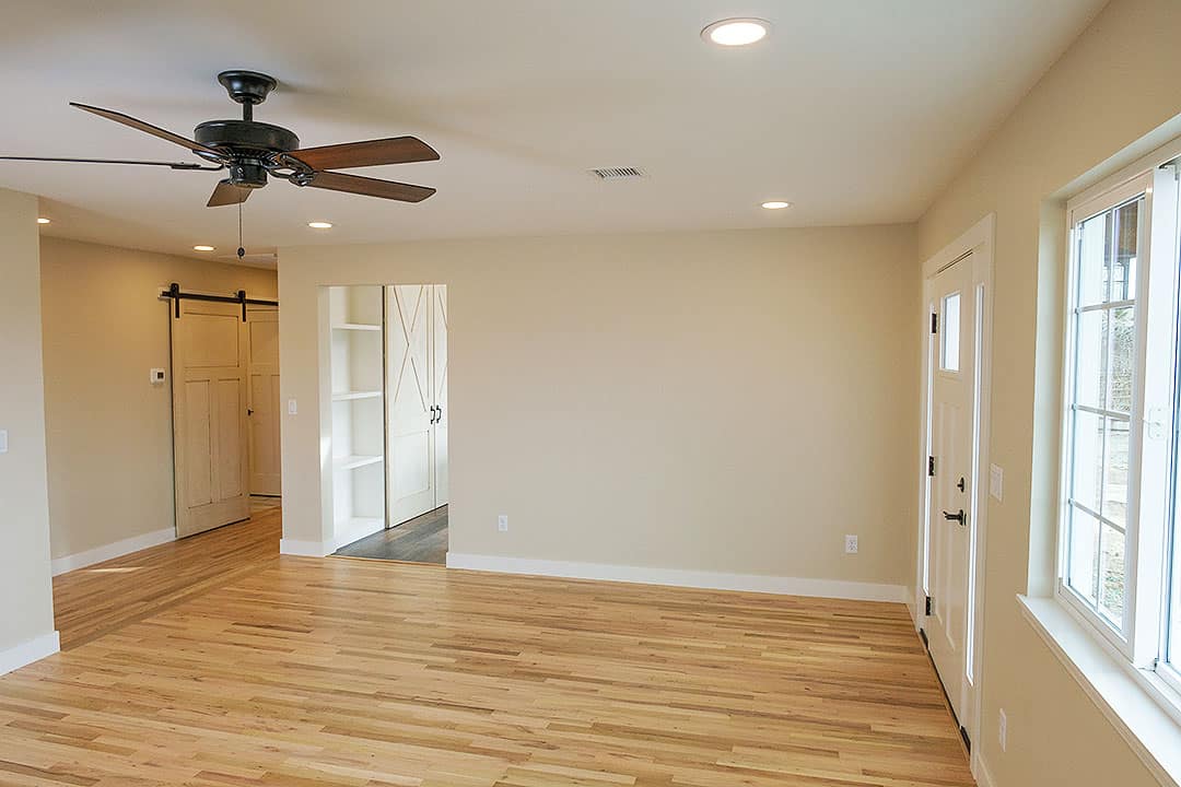 Living Room of Home Remodel